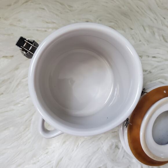 Alco Ceramic White Clamp Canister - Picture 12 of 13